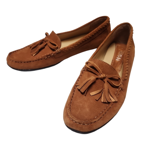 Vaneli Seude Leather Loafers/Moçcasins  Women's 8 - Picture 2 of 12